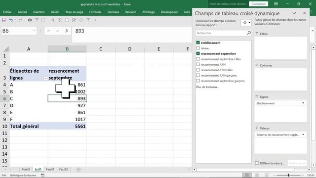 découvrir tableau croisé dynamique d'EXCEL смотреть онлайн