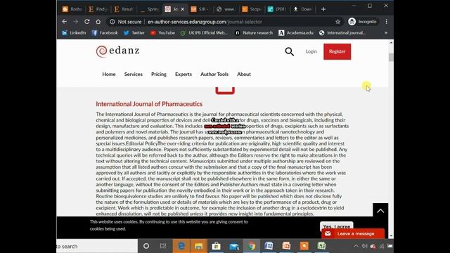 अपने टॉपिक के अनुसार सबसे अच्छा जर्नल कैसे ढूंढें ? | How to select best journal by topic ? смотреть онлайн