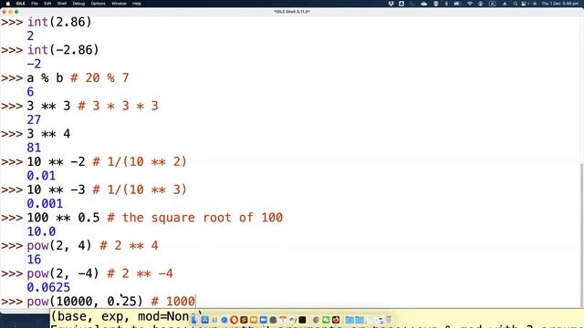 Python numbers and Booleans смотреть онлайн