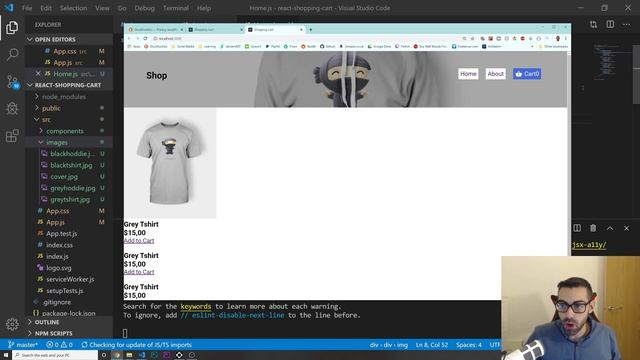 React & Redux Shopping Cart Tutorial - Part 2 смотреть онлайн