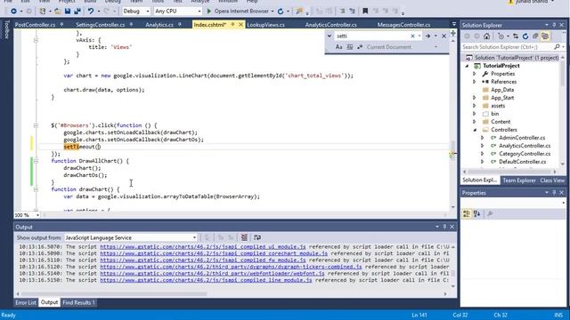 286 ASP .NET MVC - Re Render Google Charts to Set Text Alignment of Values and Lables смотреть онлайн