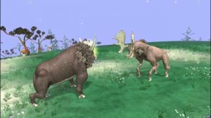 Bison Latifrons vs Megaloceros | Prehistoric Beast Battle [S3E4] | SPORE
