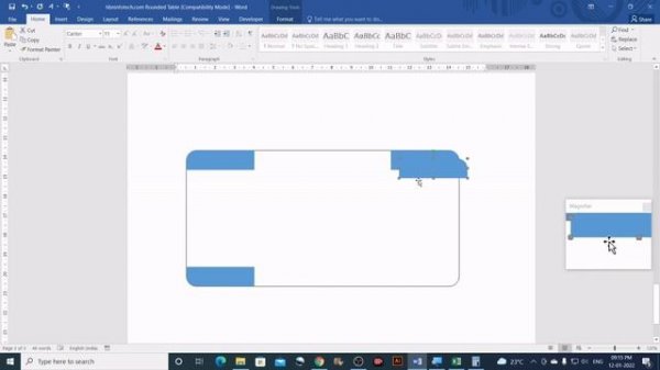 How to Create Rounded Corners Table in Word