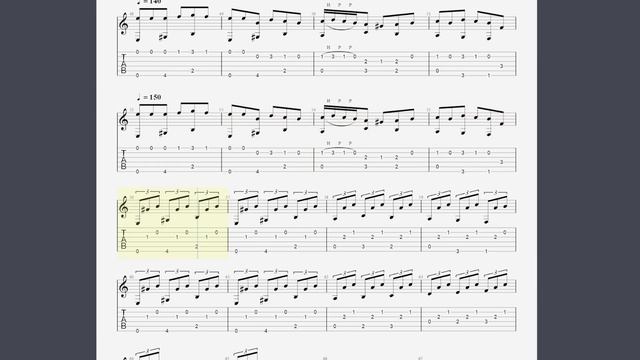 Malagueña - Flamenco Guitar - Ben Woods (Guitar Tabs)