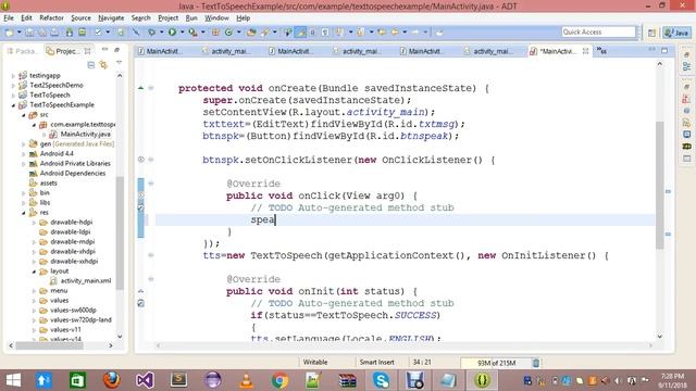 Text to Speech Android Studio Tutorial in Urdu смотреть онлайн