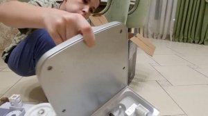 Распаковка Ультразвуковой увлажнитель воздуха Electrolux EHU-3315D SENSEhealthline