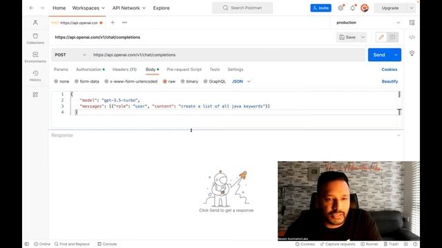 How To Call OPEN AI - CHAT GPT APIs In POSTMAN смотреть онлайн