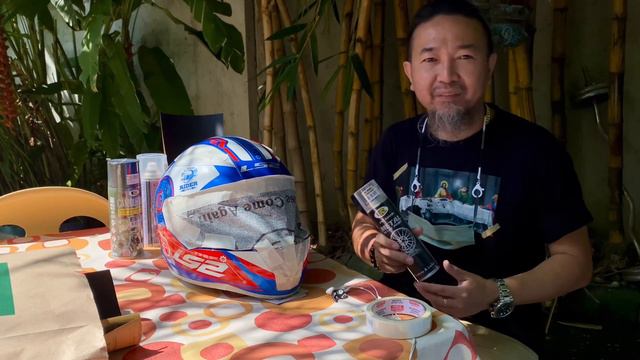 DIY: Painting LS2 Rapid Motorcycle Helmet With Bosny Spray Cans смотреть онлайн
