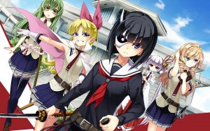 Аниме клип ~ Тирания вооружённых девушек [AMV]