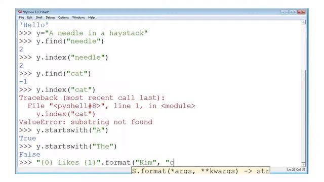 Python Strings смотреть онлайн