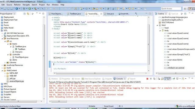 011 forEach Iterating Through Lists смотреть онлайн