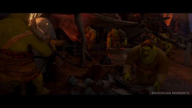 Шрек и Осёл попали в логово других огров | Шрек навсегда (2010)