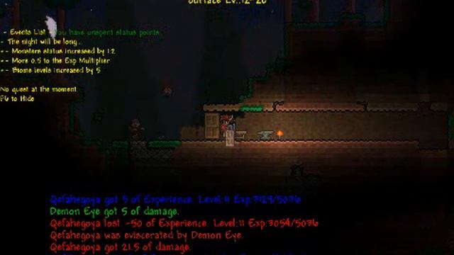 N Terraria - episode 2 - the first event night смотреть онлайн