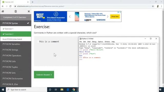 Python Syntax Exercises with a Noncoder смотреть онлайн