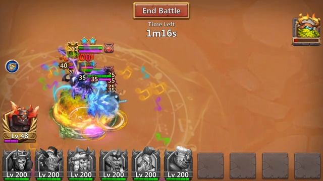 Day 04 Run 2 - Challenge a warden - Oracle Level 40 - Castle clash смотреть онлайн