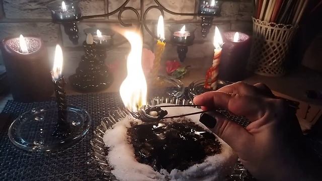ЧИСТКА ОТ КЛАДБИЩЕНСКОЙ МАГИИ ?? ОТЖИГ И ОТЛИВКА ВОСКОМ смотреть онлайн