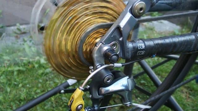 Wide range 11-42 cassette on road bike - see description for details. смотреть онлайн