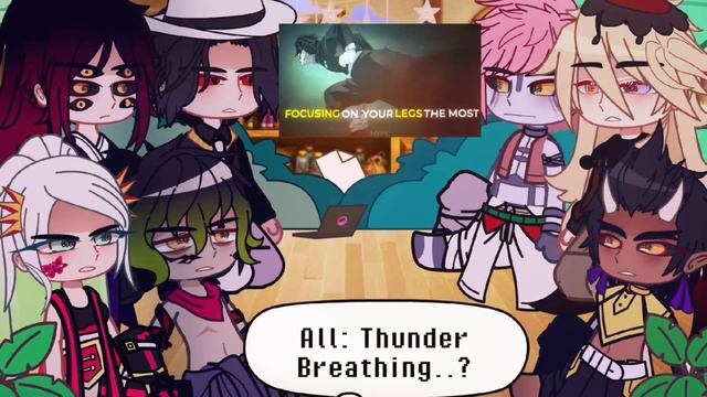 •Uppermoons +Muzan react to Nezuko conquering the sun•// Demon Slayer & Gacha// смотреть онлайн