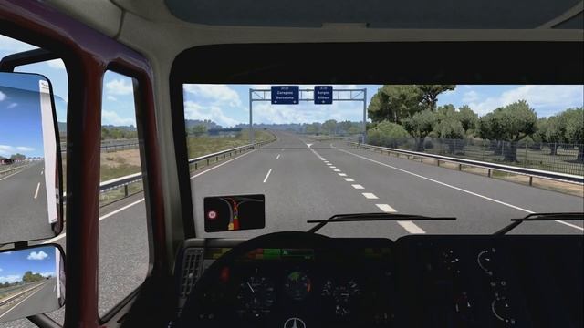 ETS2 1.40 Iberia DLC Mercedes SK Pamplona - Zaragoza смотреть онлайн