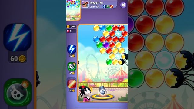 Talking Tom Bubble Shooter (Tom's Bubbles) Level 226 completed смотреть онлайн