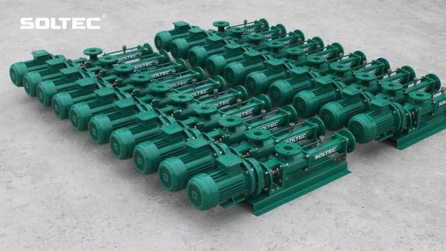 Одновинтовой шнековый насос SOLTEC ® BN031L01HYT для подачи флокулянта смотреть онлайн