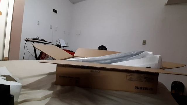 unboxing monitor samsung 24 polegadas curvo modelo LC24F390 смотреть онлайн