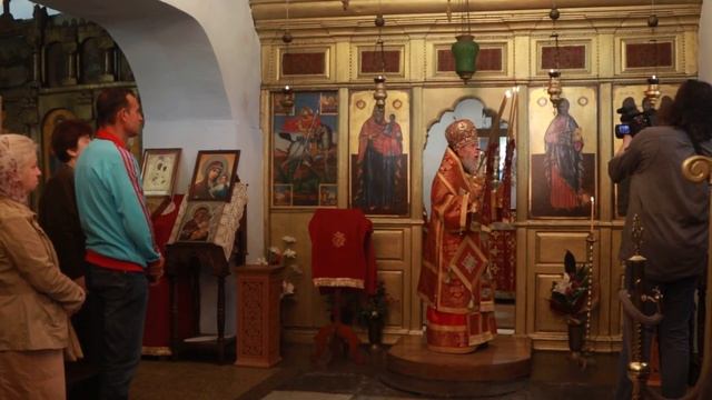 Литургия на престольный праздник 6 мая 2018 в монастыре Святого Георгия смотреть онлайн