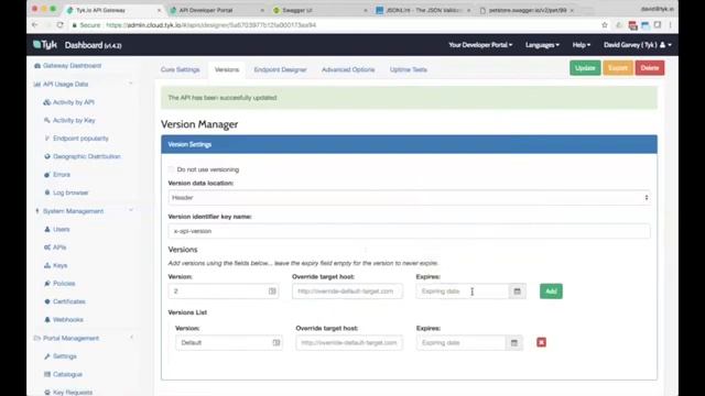 Tyk API Gateway Demo смотреть онлайн