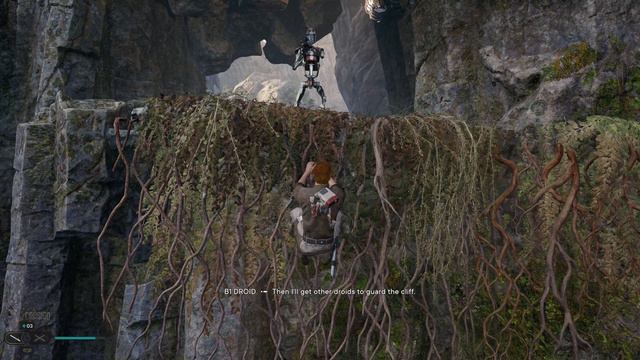 B1 Droid is having a DILEMMA - Star Wars Jedi: Survivor Droid Cliff Scene смотреть онлайн