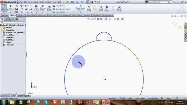 Solidworks | Using Circular Sketch Pattern In Solidworks | Solidworks Tutorials смотреть онлайн
