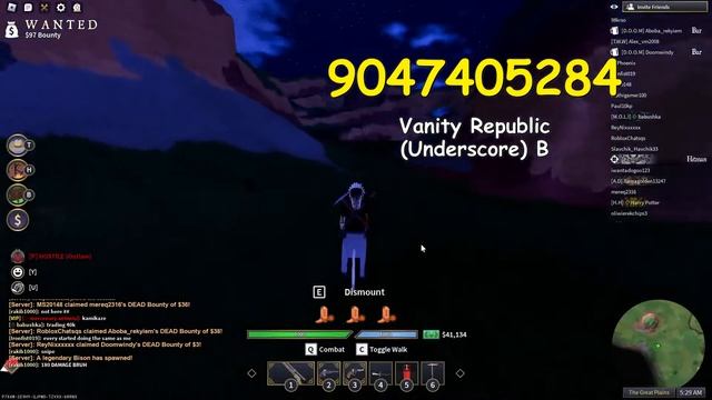Vanity Roblox Song Codes/IDs смотреть онлайн
