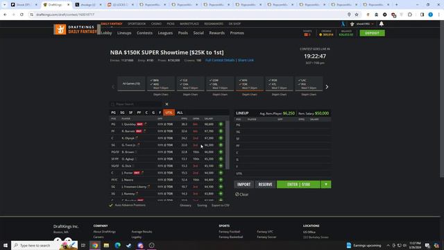 BEST DRAFTKINGS NBA DFS PICKS | 3/27 ANALYSIS смотреть онлайн