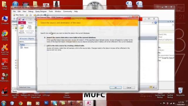 Connecting MS Access 2010 to SQL Server 2008 смотреть онлайн