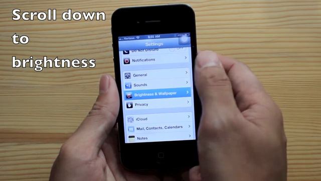 Adjust Brightness iPhone смотреть онлайн