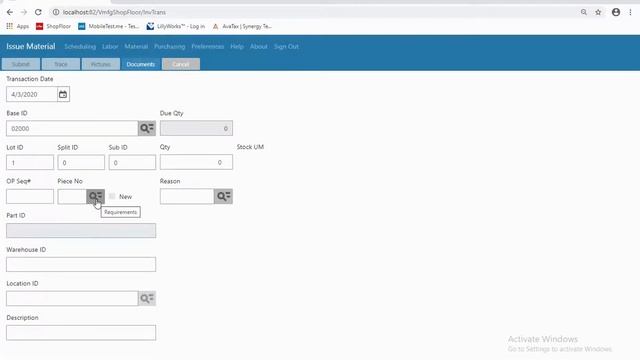Shop Floor Mobile for Infor VISUAL ERP – Part 3 – Work Order Material смотреть онлайн