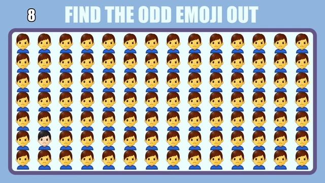Find out games #48 - Find The Odd Emoji Out - How Good Are Your Eyes - Spot The Difference - QUIZ смотреть онлайн