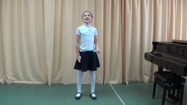 Никончук Дарья, 9 лет Тиличеева "Белочки" смотреть онлайн