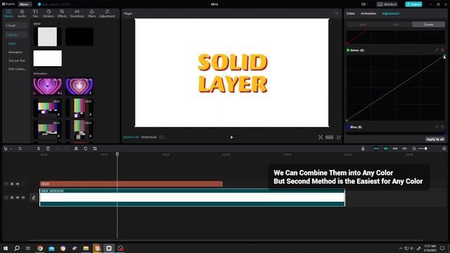How to Add Solid Layer | Solid Background Color Layer | CapCut PC Tutorial смотреть онлайн