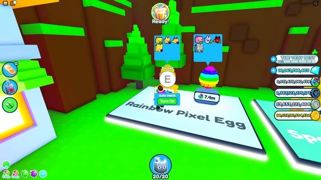 ОБНОВЛЕНИЕ PIXEL WORLD В PET SIMULATOR X В РОБЛОКС! ROBLOX смотреть онлайн