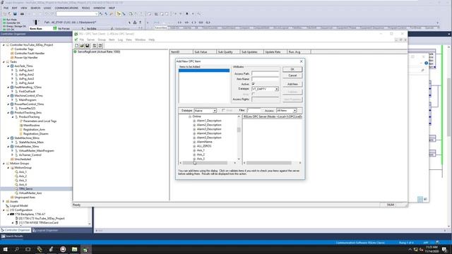 RSLinx OPC Data Testing Using OPC Test Client | RSLinx DDE/OPC Topics Tips & Tricks