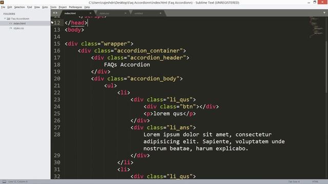 How to create the FAQs Accordion using HTML CSS and Jquery смотреть онлайн