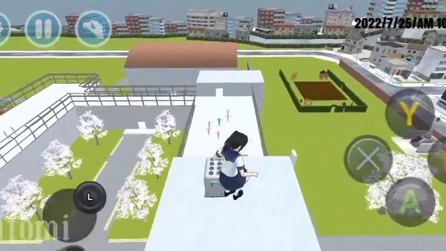 Играю в подделку Яндере Симулятора на телефоне! High school 2018. Куда спрятать человека? смотреть онлайн