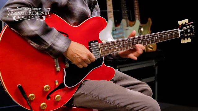 Gibson Custom Semi-Hollow Aged ’59 ES-335 Electric Guitar смотреть онлайн