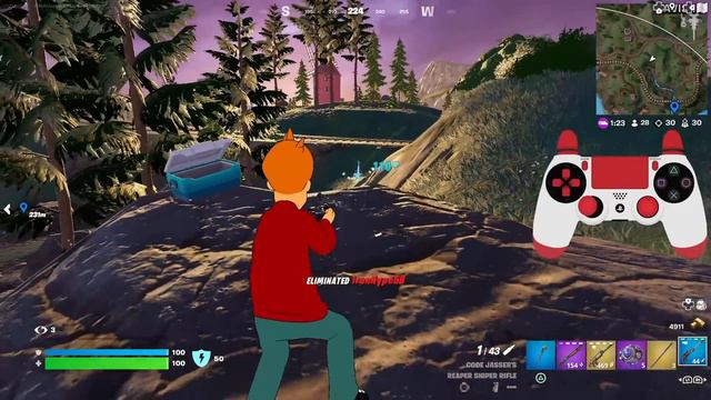 100 Elimination Solo Squads Full Gameplay Wins / Fortnite Chapter 5 смотреть онлайн