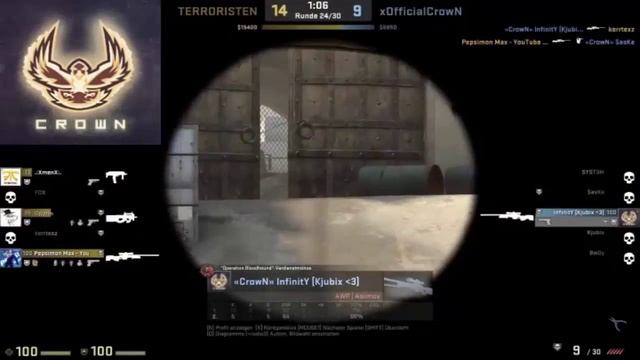 1 vs 4 Clutch | CS:GO [Edit By InfinitY] смотреть онлайн