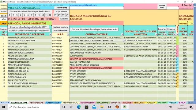 VCEX PREMIUM – Vídeo 2. Excel Gestión de Empresa. Registro Contable. Facturación e Inventario смотреть онлайн