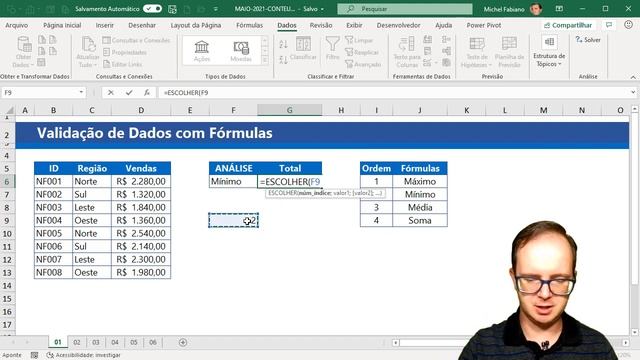 Como Fazer Lista Suspensa com Fórmulas para Análise de Dados no Excel смотреть онлайн
