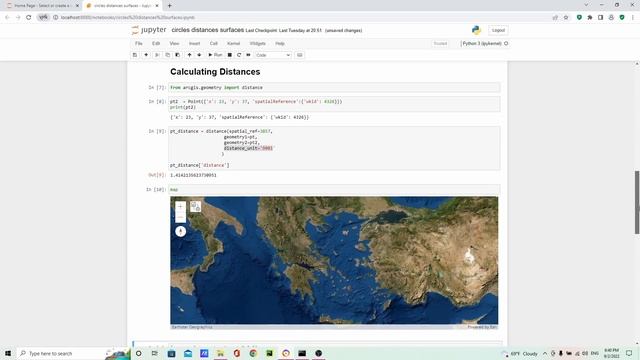 GIS and Python Tutorial Part6 (Circles, Distance, Area, Length, Central Point) смотреть онлайн