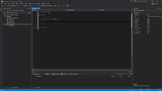 Mini Programs Episode 1: FizzBuzz (C++) смотреть онлайн