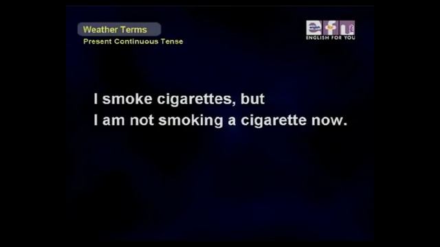 Beginner Level - Weather Terms Present Continuous Tense | English For You смотреть онлайн